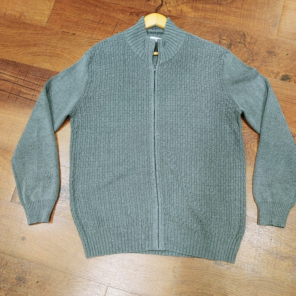 Calvin Klein Mens Full Zip up Sweater